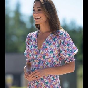 NWT Marie-Louise Midi Dress Nefeli Floral